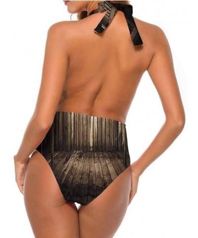 Triangle Bikini Sets Wooden Bridge to Sea Comfortable and Sexy - Multi 05 - CS19D3EICA7 $75.91 Robes