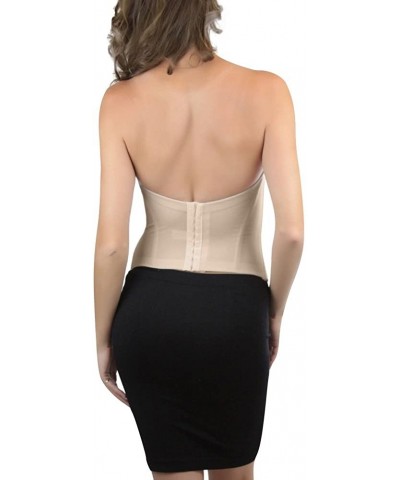 Women's Seamless Open-Back Shaping Corset - Beige - CO12BAYB5KJ $29.17 Shapewear