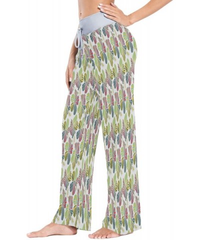 Womens Pajama Lounge Pants Daisy Tropical Chamomile Wide Leg Casual Palazzo Pj Sleep Pants Girls - 3d Print 3 - C519DG43SGM $...