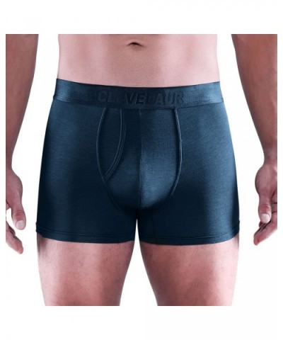 Men's Underwear 3 Pack Lenzing Micromodal Trunks Underwear for Men - C 3 Pack Black/Grey/Navy-4" (Fly) - CL18HXOXSEC $27.92 T...