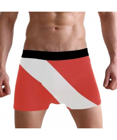 American Flag Firefighter Boxer Briefs Mens Underwear - Scuba Dive Flag - CF18IRENHME $26.94 Boxer Briefs