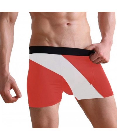 American Flag Firefighter Boxer Briefs Mens Underwear - Scuba Dive Flag - CF18IRENHME $26.94 Boxer Briefs