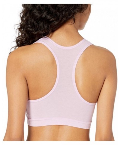 Women's Future Foundation Racerback Crop - Mauve Mist - CB18LSTT09M $34.03 Bras