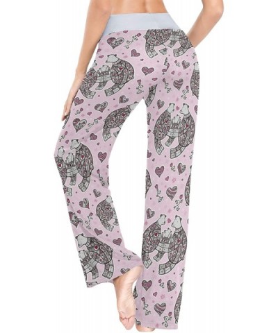 Women's Loose Casual Comfy Pajama Pants Drawstring Palazzo Wide Leg Lounge Pants - Color14 - CW197EIW4WT $43.73 Bottoms