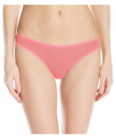 Women's Mesh Low-Rise Thong Panty - Strawberry - CZ1820QRK03 $21.07 Panties