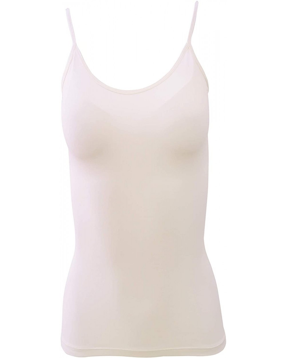 Luxury Modal Women's Spaghetti Straps Camisole. Proudly Made in Italy. - Naturale (Off-white) - CJ18TGGC0ZX $29.91 Camisoles ...