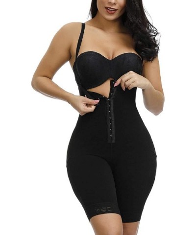 Body Shaper for Women Tummy Control High Waisted Butt Lifter Shapewear - Black - C618Y4NGGEI $46.49 Shapewear