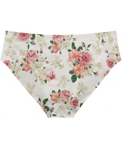 Women Panties Elastic Low Waist Girl Hipsters Underwear Funny Gift - Floral-5 - CU194GGZ594 $17.83 Panties