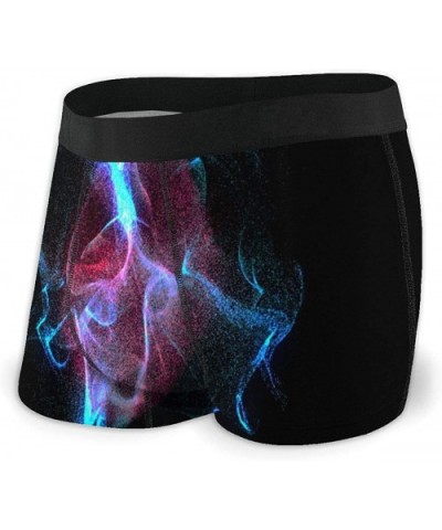 Mens Boxer Briefs Colorful Particles Dispersing and Twisting Low Rise Trunks Breathable Bikini Underpants Boys Underwear - Mu...
