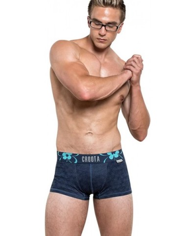 Mens Underwear- Supima Premium Cotton Stretch Boxer Brief - Dl01-p - CB184G2KK3I $44.87 Boxer Briefs