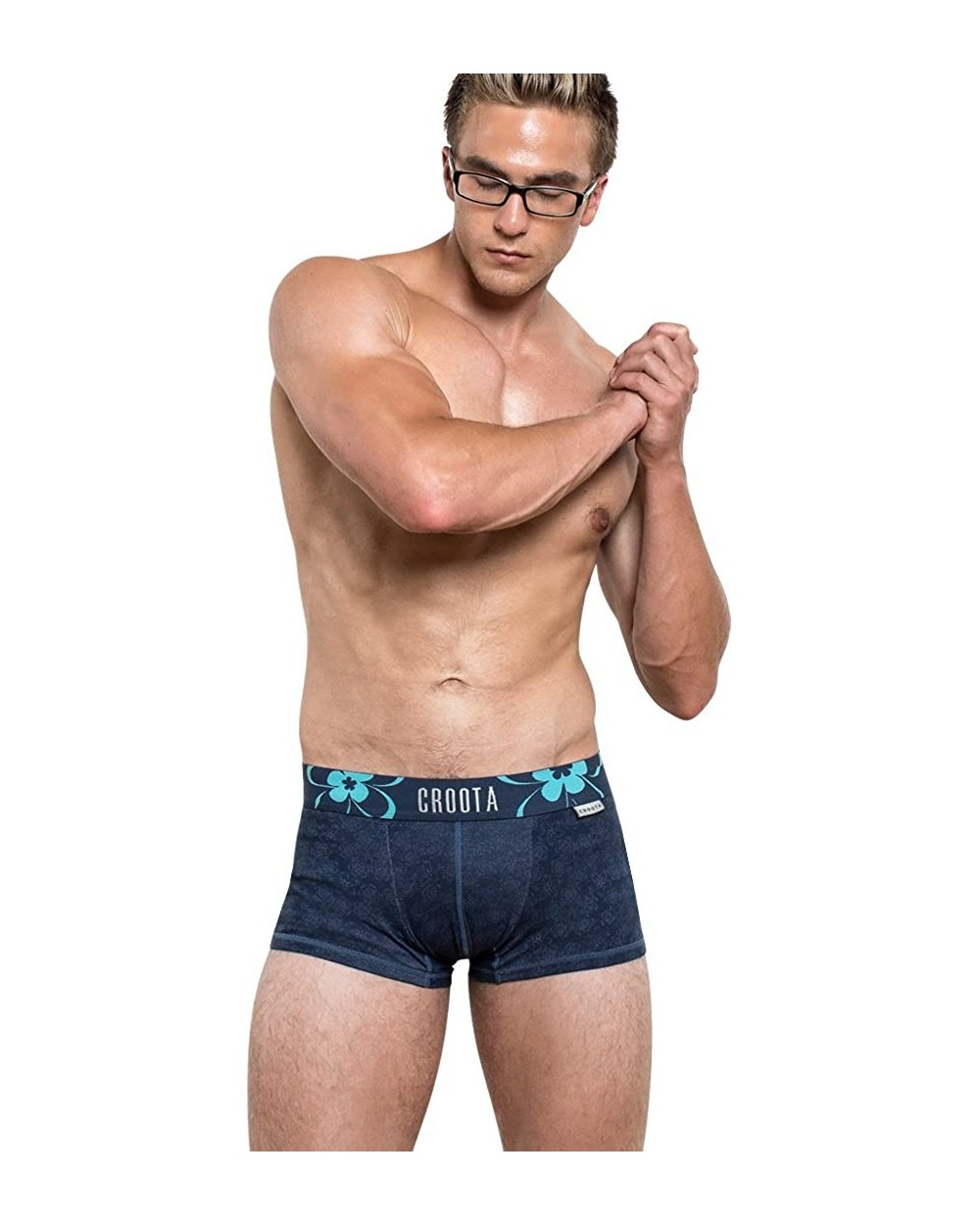 Mens Underwear- Supima Premium Cotton Stretch Boxer Brief - Dl01-p - CB184G2KK3I $44.87 Boxer Briefs