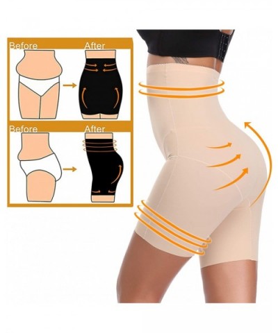 Slip Shorts for Under Dresses Women Seamless Shapewear Panties High Waist Thigh Slimmer - Beige - CC18EK3OY65 $27.01 Shapewear