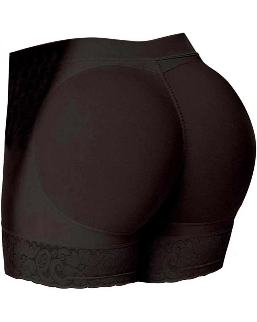 Womens Lace Seamless Butt Lifter Padded Panties Hip Enhancer Shaper Underwear - Black - CT18G9M7M9W $18.23 Shapewear