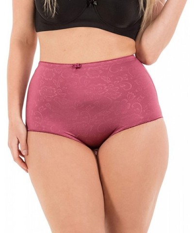 6 Pack Women's High-Waist Tummy Control Girdle Panties - Silky Flower - C712EW9K353 $42.65 Panties