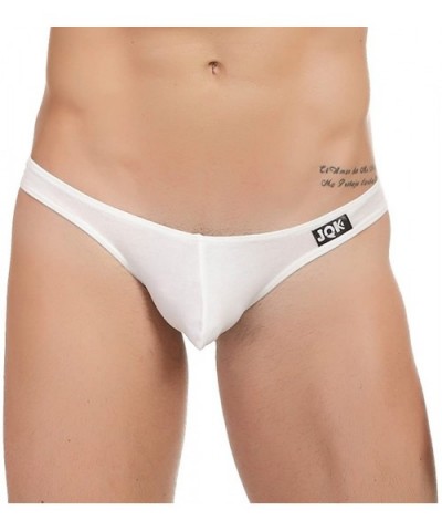 Men's Sexy G-String Triangle Underwear - White - C812LIGW5HR $14.30 G-Strings & Thongs