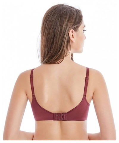 Seamless Bras for Women Push Up Bras No Wire Brassiere A B Cup Underwear - Dark Grey - CW18X8333CR $43.31 Bras