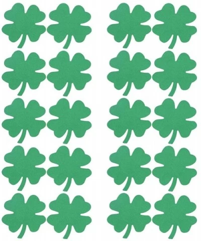 10 Pairs Four Leaf Clover Nipple Covers Disposable Adhesive Invisible Breast Petals Pasties Breast Stickers for Women - Green...