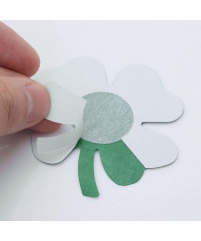 10 Pairs Four Leaf Clover Nipple Covers Disposable Adhesive Invisible Breast Petals Pasties Breast Stickers for Women - Green...