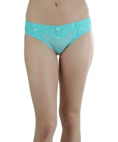 Women's 6-Pack Floral Accents Hipsters & Bikini Panties - Poly/Blend - Front Lace Detail - CQ12HHILFBH $31.40 Panties