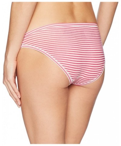 Women's Airy Bikini Underwear- 3-Pack - Light Heather Grey Stripe/Denim Heather Stripe/Pink Heather Stripe - CZ186N85AO4 $11....