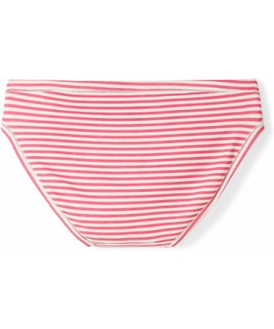 Women's Airy Bikini Underwear- 3-Pack - Light Heather Grey Stripe/Denim Heather Stripe/Pink Heather Stripe - CZ186N85AO4 $11....