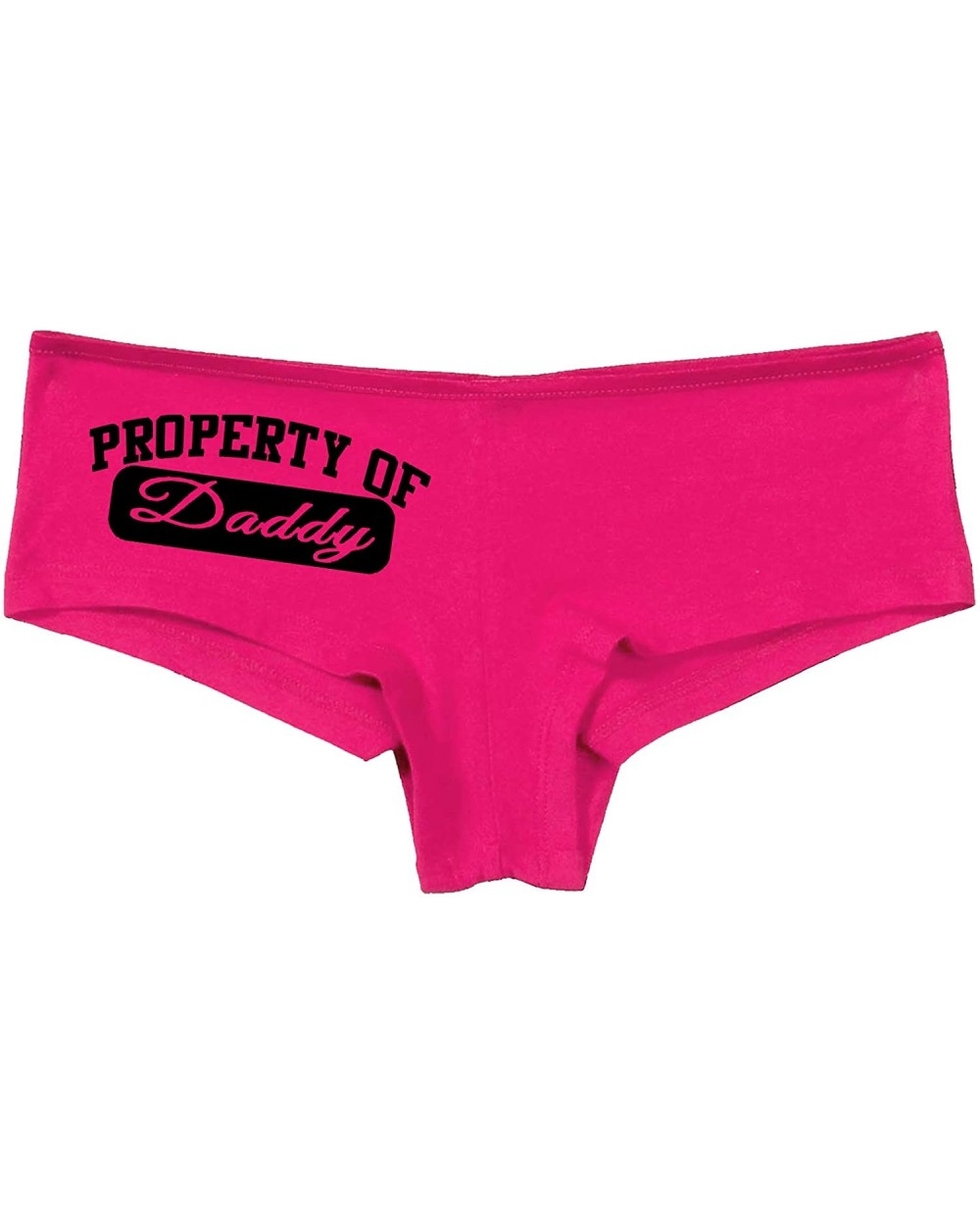 Property of Daddy BDSM DDLG CGL Daddys Princess Athletic Look - Black - CW18LTK96KS $22.00 Panties