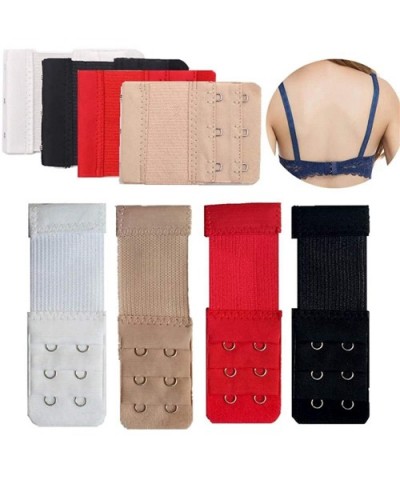 Bra Extension Strap Extenders Nylon Women's Elastic Hook Clips Adjustable Belt Buckle Underwear Accessories - 3pcs Color 7 - ...