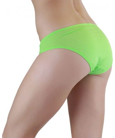 Women's Pack of 6 Bikini Panty - Front Lace Accent - CB121NT74RF $32.54 Panties