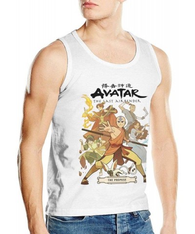 Avatar The Last Airbender Adult Tank Top Cotton Sleeveless T-Shirts Casual Workout Muscle Athletic Vest Undershirts Black - W...