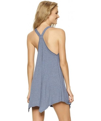 Element Chemise - Heather Denim - C418OM7MD3T $57.46 Baby Dolls & Chemises