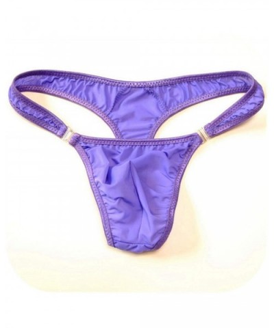 Sexy Underwear Translucent Men Nylon Thongs on Bikini Briefs G-Strings/Jocks/Tanga/T-Back Size - Purple - C2198OTCWHU $43.28 ...