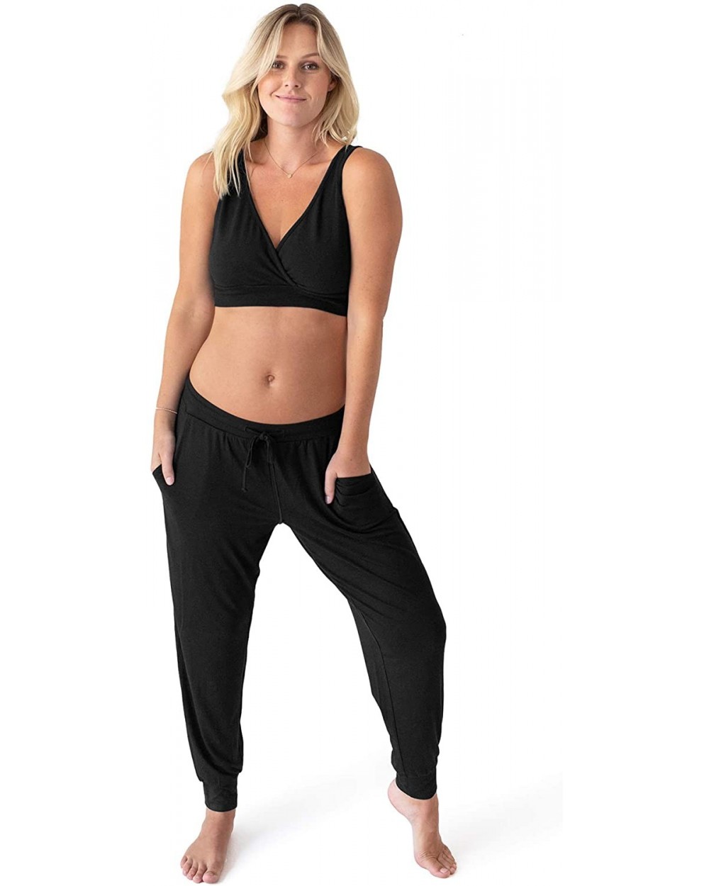 Everyday Maternity Joggers/Lounge Pants for Women - Black - CV19CY598QL $49.73 Bottoms