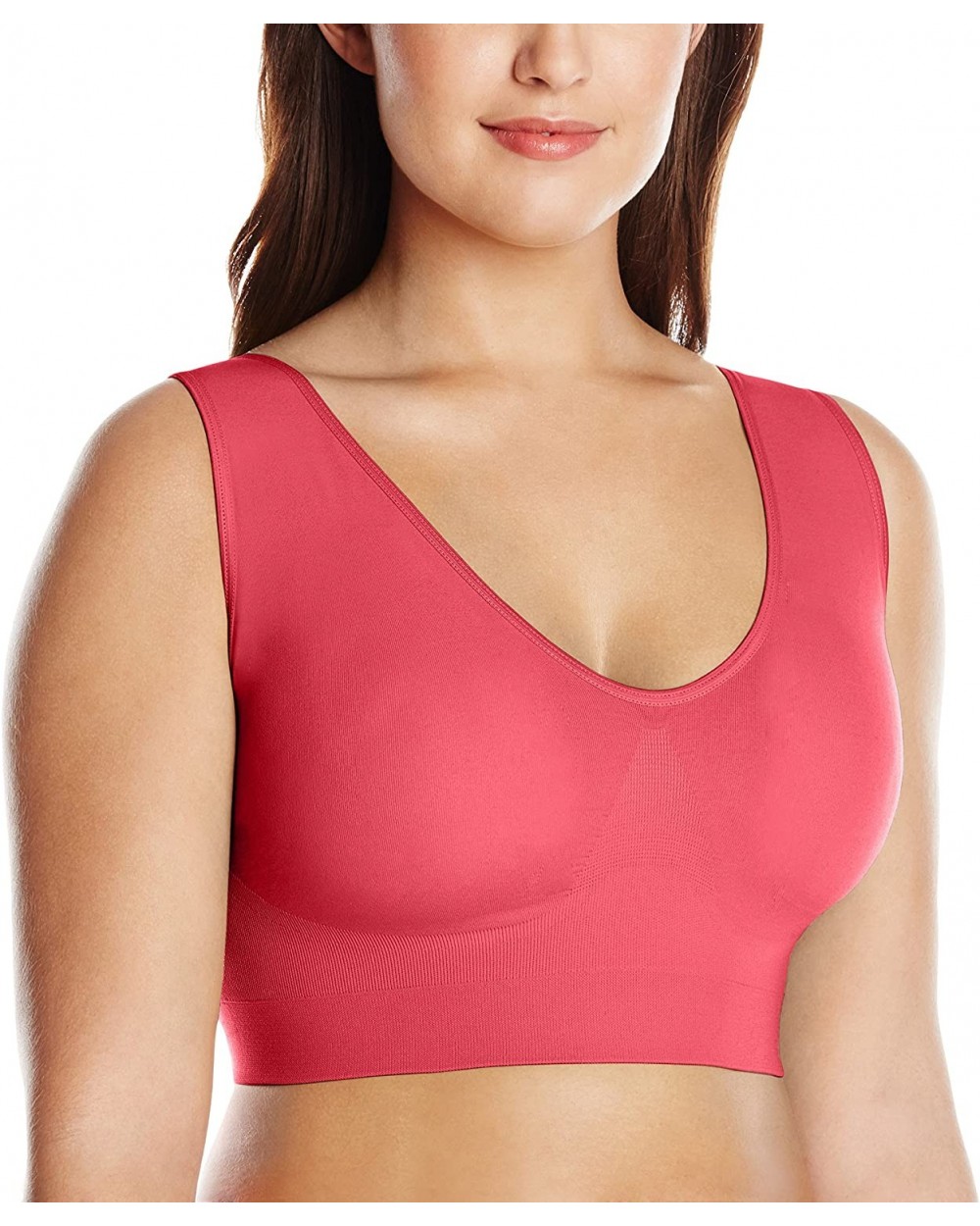 Women's Plus-Size Generation Bra with Removable Pads - Raspberry - CR11NDO0ZV1 $28.12 Bras