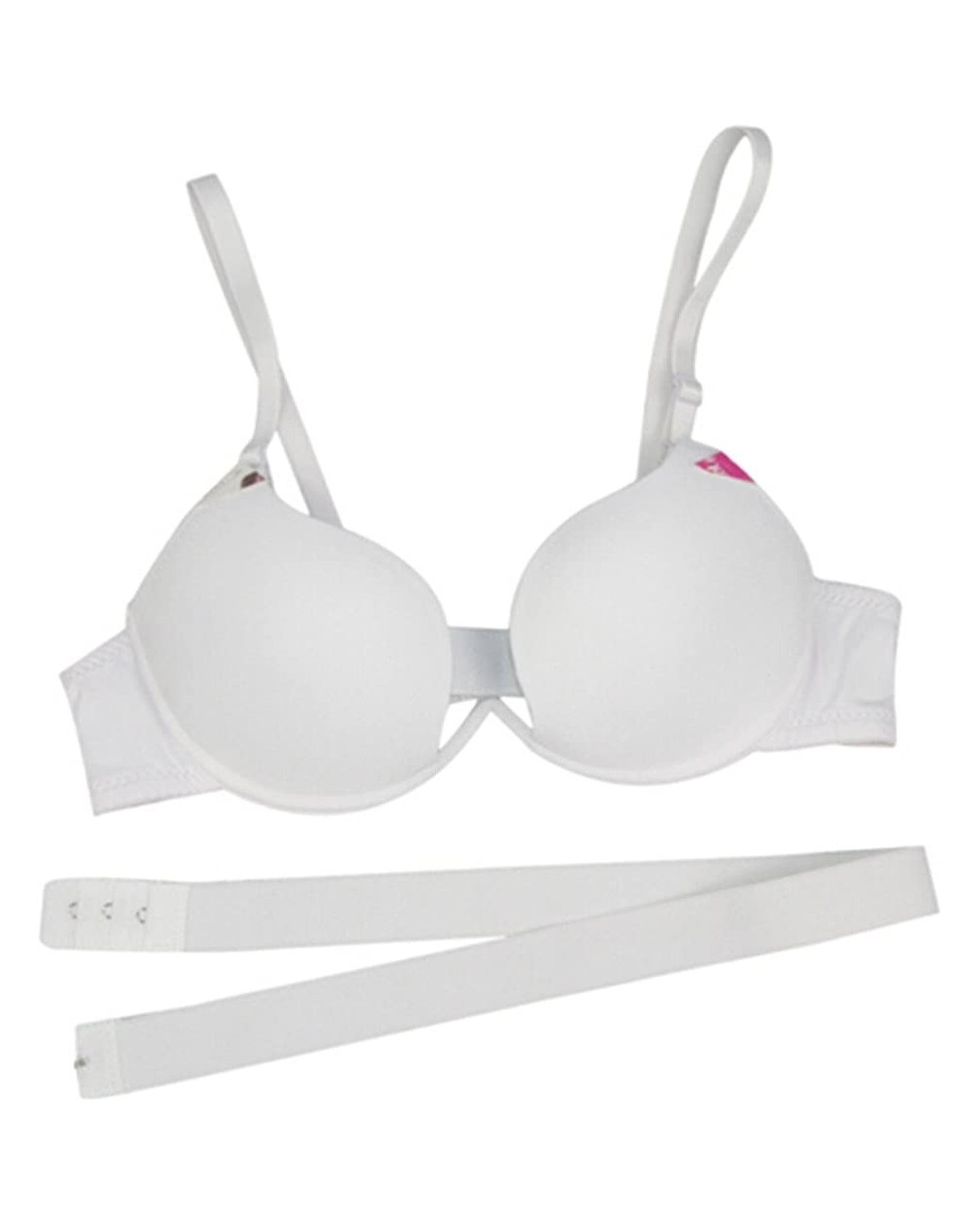 Women's Essentials Deep U Multi-Way Convertible Push Up Plunge Bra Sexy V Shape Push Up Deep Plunge V Bra Max - White - CZ192...