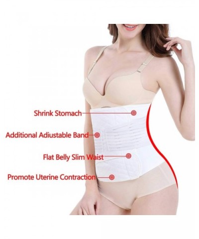 Postpartum Belly Wrap C Section Recovery Belt Girdle Belly Binder Post Partum Belly Band Shapewear - CA18ROY735O $26.06 Shape...