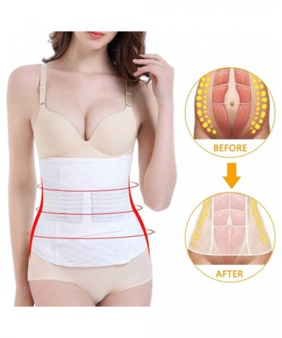 Postpartum Belly Wrap C Section Recovery Belt Girdle Belly Binder Post Partum Belly Band Shapewear - CA18ROY735O $26.06 Shape...