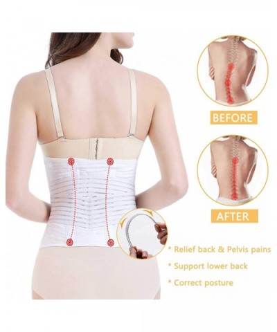 Postpartum Belly Wrap C Section Recovery Belt Girdle Belly Binder Post Partum Belly Band Shapewear - CA18ROY735O $26.06 Shape...