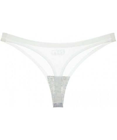 Women's Briefs Scalloped Lace Hipster Thong Panties Bow Sexy Underwear - Coconut White-2 - CS18RTZSHRU $13.83 Panties