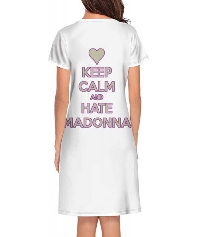 Madonna-New-Album-Madame-X- Sexy Nightgowns Long Nightdress Sleepshirts Pajamas for Women Men - White-336 - C819DYCNQCI $44.6...