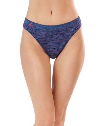 Women's 6-Pack Quick Dry Breathable Seamless Thong Panties Underwear - Multi Space Dye - C612O48PBH6 $43.68 Panties