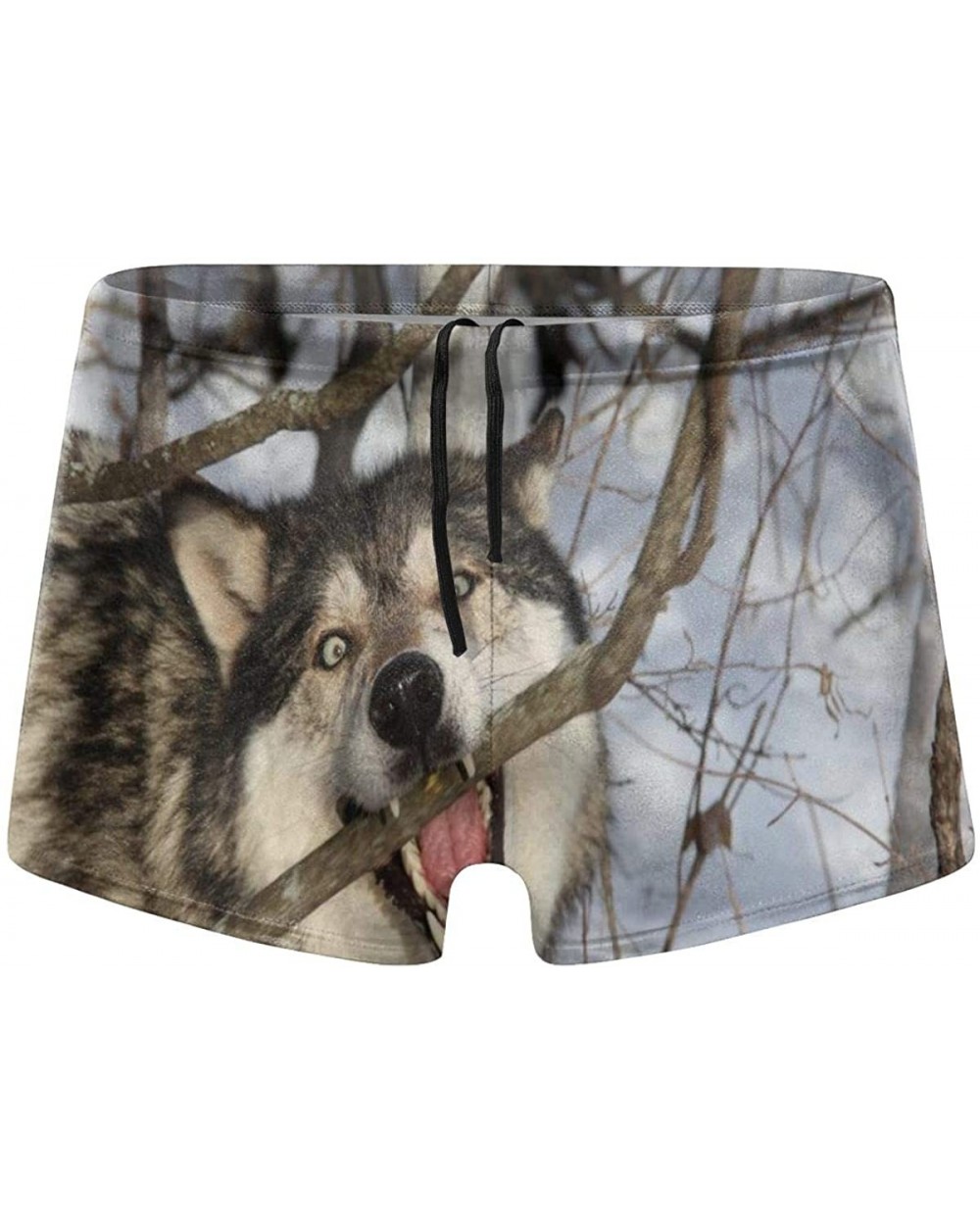 Cool Men's Boxer Shorts Printed Surf Boxer Shorts Pants Soft and Comfortable Quick Dry - Black - C419DYX0MRO $40.73 Boxers