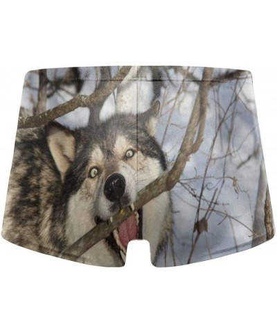 Cool Men's Boxer Shorts Printed Surf Boxer Shorts Pants Soft and Comfortable Quick Dry - Black - C419DYX0MRO $40.73 Boxers