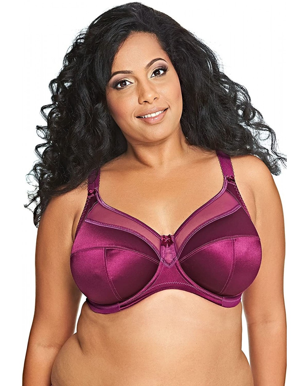 Keira Underwire Banded Bra Underwear - Plum - CK12NS6INNP $39.44 Bras