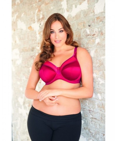 Keira Underwire Banded Bra Underwear - Plum - CK12NS6INNP $39.44 Bras