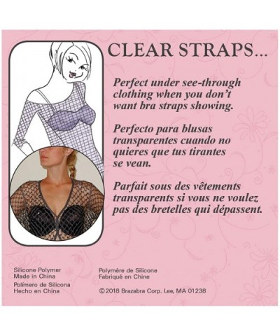 Clear Bra Straps - Narrow or Wide - C2111YNLQNT $13.19 Accessories