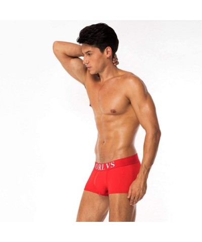 Men's Boxer Brief Underwear - Red*6 - CJ193QRDGDR $59.35 Trunks