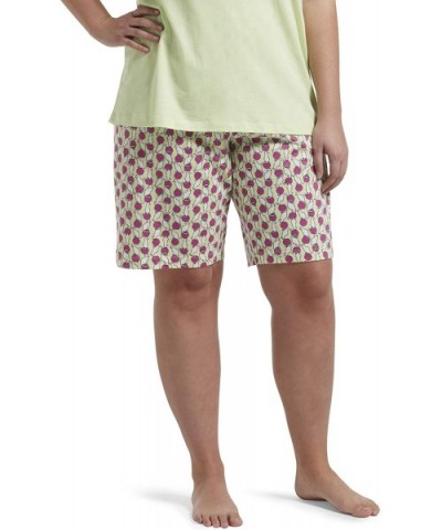 Women's Printed Knit Bermuda Pajama Sleep Short - Butterfly - Balancing Act - CB193QIW60I $35.48 Bottoms