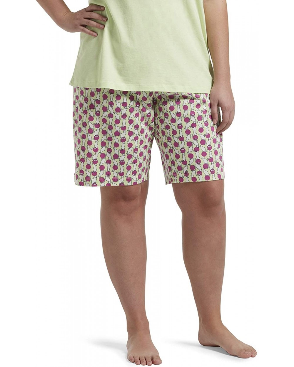 Women's Printed Knit Bermuda Pajama Sleep Short - Butterfly - Balancing Act - CB193QIW60I $35.48 Bottoms