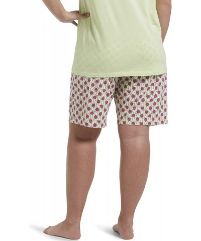 Women's Printed Knit Bermuda Pajama Sleep Short - Butterfly - Balancing Act - CB193QIW60I $35.48 Bottoms