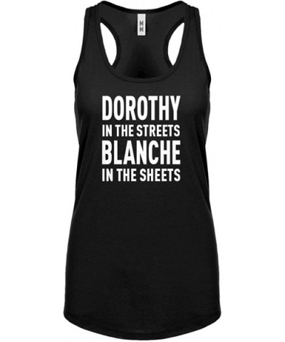 Dorothy in The Streets Womens Racerback Tank Top - Black - CO17YZ3KCXR $19.62 Camisoles & Tanks